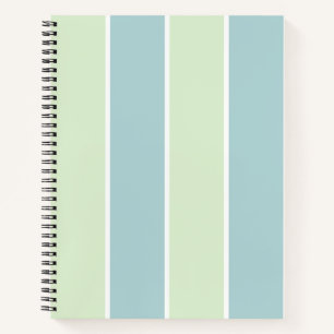 Weiches Farbvertikalstreifenmuster-Design Notizblock