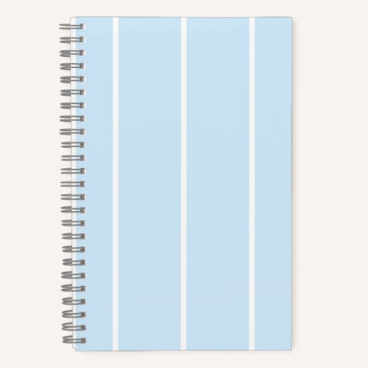 Weiches Farbvertikalstreifenmuster-Design Notizblock (Vorderseite)