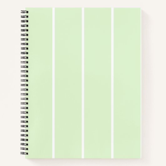 Weiches Farbvertikalstreifenmuster-Design Notizblock (Vorderseite)