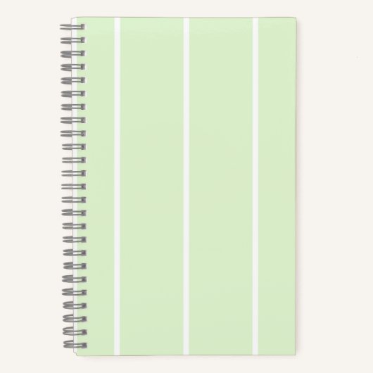Weiches Farbvertikalstreifenmuster-Design Notizblock (Vorderseite)
