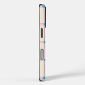 Weiches Farbvertikalstreifenmuster-Punkt-Design Case-Mate iPhone Hülle (Rückseite / Rechts)