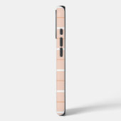 Weiches Farbvertikalstreifenmuster-Punkt-Design Case-Mate iPhone Hülle (Rückseite / Links)