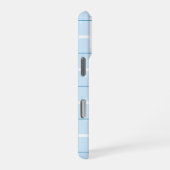 Weiches Farbvertikalstreifenmuster-Punkt-Design iPhone Hülle (Rechte Seite)