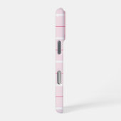 Weiches Farbvertikalstreifenmuster-Punkt-Design iPhone Hülle (Rechte Seite)