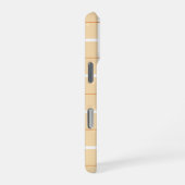 Weiches Farbvertikalstreifenmuster-Punkt-Design iPhone Hülle (Rechte Seite)