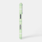 Weiches Farbvertikalstreifenmuster-Punkt-Design iPhone Hülle (Rechte Seite)
