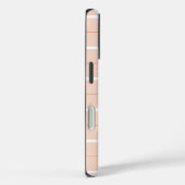 Weiches Farbvertikalstreifenmuster-Punktdesign Case-Mate iPhone Hülle (Rückseite / Rechts)