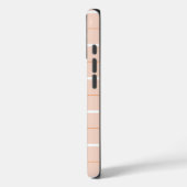 Weiches Farbvertikalstreifenmuster-Punktdesign Case-Mate iPhone Hülle (Rückseite / Links)