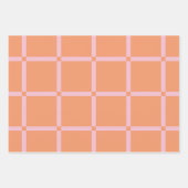 Weiches Farbvertikalstreifenmuster-Punktdesign Geschenkpapier Set (Vorderseite 3)