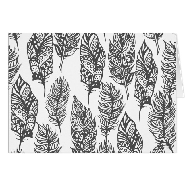 Weiches Feder-Gekritzel (Vorderseite (Horizontal))