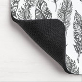 Weiches Feder-Gekritzel Mousepad (Ecke)