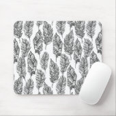 Weiches Feder-Gekritzel Mousepad (Mit Mouse)