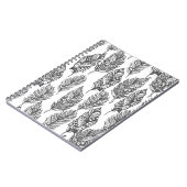 Weiches Feder-Gekritzel Notizblock (Linke Seite)