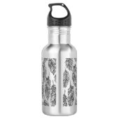 Weiches Feder-Gekritzel Trinkflasche (Rückseite)
