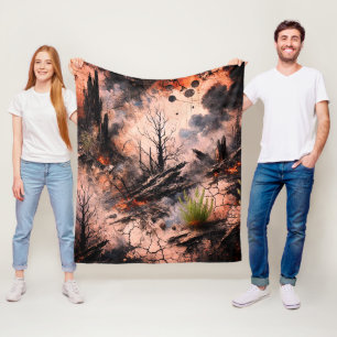 Weiches Fleece Blanket - Einzigartiges künstlerisc