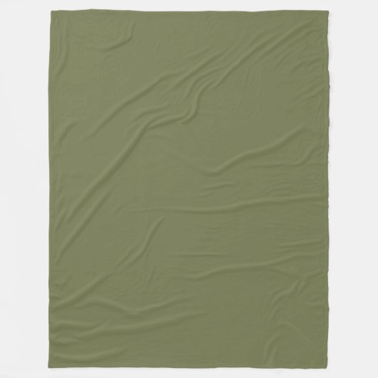 Weiches Fleece-Decke in Salbeigrün Fleecedecke (Vorderseite)