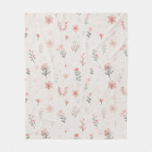 Weiches Florales Fleece-Decke Fleecedecke (Vorderseite)