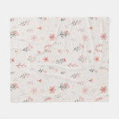 Weiches Florales Fleece-Decke Fleecedecke (Vorderseite (Horizontal))