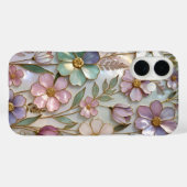 Weiches florales iPhone-Case mit pastellfarbener B Case-Mate iPhone Hülle (Rückseite (Horizontal))