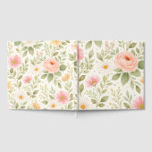 Weiches Florales Wasserfarbenmuster Gästebuch (Voll)