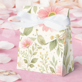 Weiches Florales Wasserfarbenmuster Geschenkschachtel