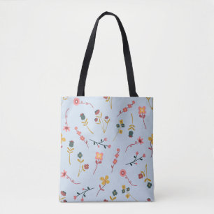 Weiches Florales Wiesenmuster Jumbo-Tasche Tasche