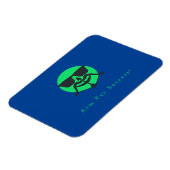 Weiches Foto-Magnet für Bart und Pfeil Magnet (Linke Seite)