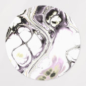 weiches Fraktal 1 Etiketten (Design 1)