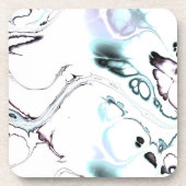 weiches Fraktal 2 Getränkeuntersetzer (Vorderseite)