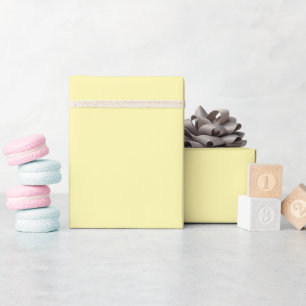 Weiches Gelbes Massives Geschenkpapier Rolle