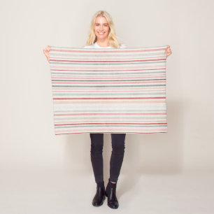 Weiches gestreiftes Fleece-Decke Fleecedecke