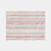 Weiches gestreiftes Fleece-Decke Fleecedecke (Vorderseite (Horizontal))