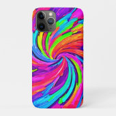 Weiches Glühen: Cartoon-Regenbogen Case-Mate iPhone Hülle (Rückseite)