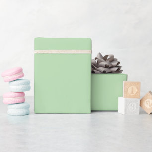 Weiches grünes Vollton-Wrap-Papier Rolle Geschenkpapier