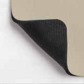 Weiches hellbeiges Hintergrundbild – Hochzeitsdesi Mousepad (Ecke)