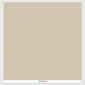 Weiches hellbeiges Hintergrunddesign – Hochzeitsde Aufkleber (Blatt)