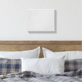 Weiches Hellgrau Geometrisch Leinwanddruck (Insitu (Schlafzimmer))