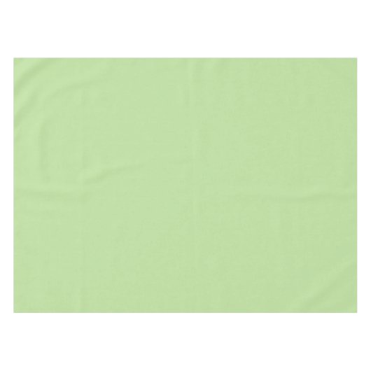 Weiches, hellgrünes Tischtuch Tischdecke (Vorderseite (Horizontal))