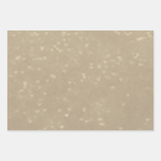 Weiches Herz-Muster Geschenkpapier Set (Vorderseite 2)