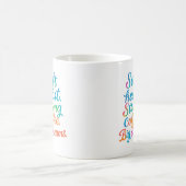 Weiches Herz. Starker Kaffee. Große Träume - Tasse (Mittel)