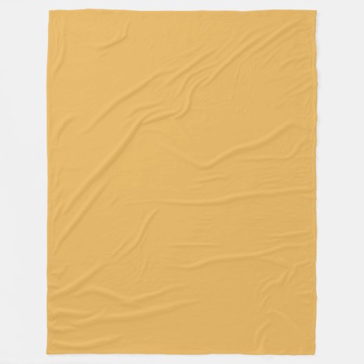 Weiches Honig-Gold-Fließdecke Fleecedecke (Vorderseite)