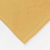 Weiches Honig-Gold-Fließdecke Fleecedecke (Ecke)