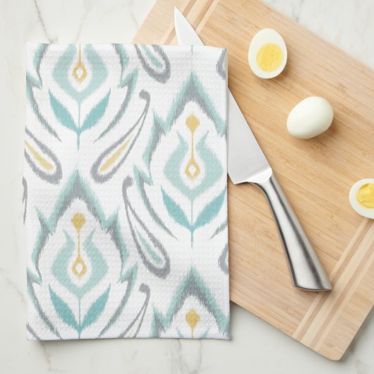Weiches Ikat Küchentuch (Viertel Falte)