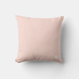 Weiches Korallenrosa Pastell Einheitliche Farbe Mi Kissen