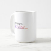 Weiches Leben Lade Ästhetik Zitat Kaffeetasse (Vorderseite Links)