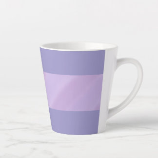 Weiches lila ästhetisches Latte-Makronen-Tasse Milchtasse