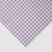 Weiches lila Gingham-Karo-Festtagsmuster Seidenpapier (Ausschnitt)