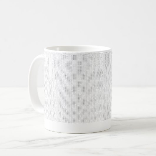 Weiches, lineares Abstraktes Muster Kaffeetasse (Vorderseite Links)