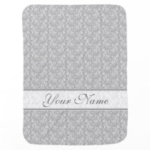 Weiches modernes White&Grey genannt Damask