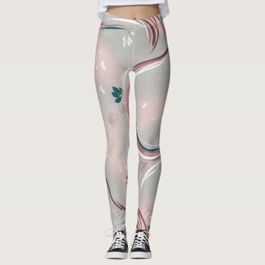 Weiches Muster Leggings (Vorderseite)